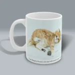 Extraordinary Kitten Coffee Cup Beautiful and Uplifting! Left Side View Spiritual Sips Mug