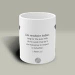 Outstanding Baby Calf Mug: The perfect Gift for Ranchers! - Angels Fly Here - AFH - Mug is displayed on a white background displaying that every mug is designed to have a seamless wrap design that is custom made for every design. We take great pride and amounts of time to bring you the very best products we can at Angels Fly Here