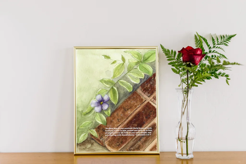 Diligent Weeding printable by Angels Fly Here