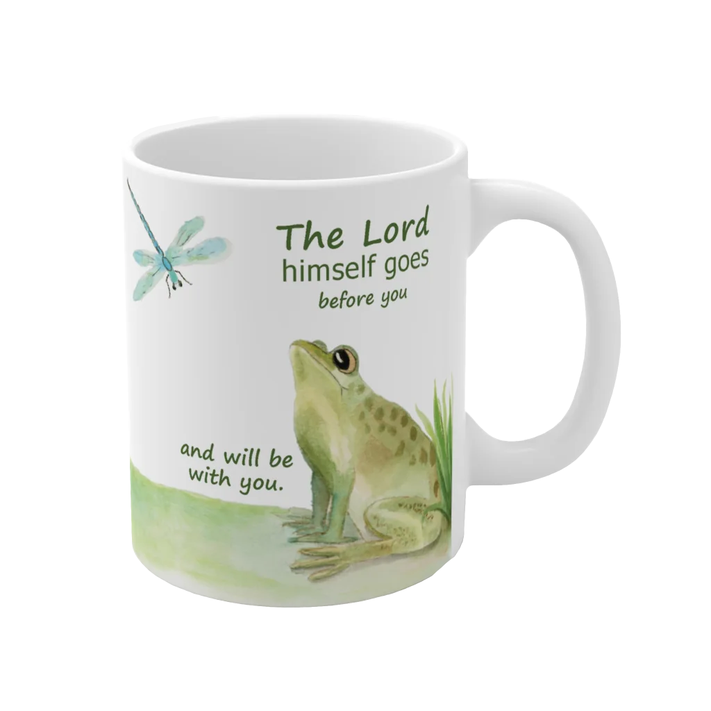Angels Fly Here - AFH - Frog and Dragon Fly Mug
