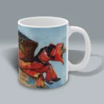 A Fantastic Crab Mug- With Beautiful Coastal Vibes Psalm 13:01 Spiritual Sips Mug Right Side