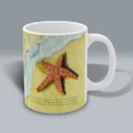 Beautiful Starfish Coffee Mug Delight in the Tranquil Ocean Spiritual Sips Coffee Mug Right