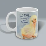 God's Love Is Good Irresistibly Cute Chick Mug Spiritual Sips Coffee Mug Left Side