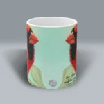 New Cardinal Mug A Wonderful Gift of Vibrant Beauty Spiritual Sips Front Side