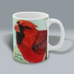 New Cardinal Mug A Wonderful Gift of Vibrant Beauty Spiritual Sips Right Side