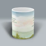 Powerful Coastal Beauty An Extraordinary Mug of Love and Victory Spiritual Sips Coffee Mug Front Side