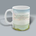 Powerful Coastal Beauty An Extraordinary Mug of Love and Victory Spiritual Sips Coffee Mug Left Side