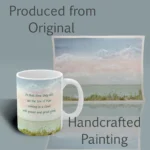 Powerful Coastal Beauty An Extraordinary Mug of Love and Victory Spiritual Sips Coffee Mug Right Side with the Original Painting