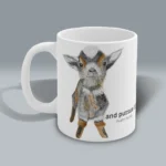 The Best Adorable Goat Mug First Sensational Morning Coffee Spiritual Sips Coffee Mug Left Side