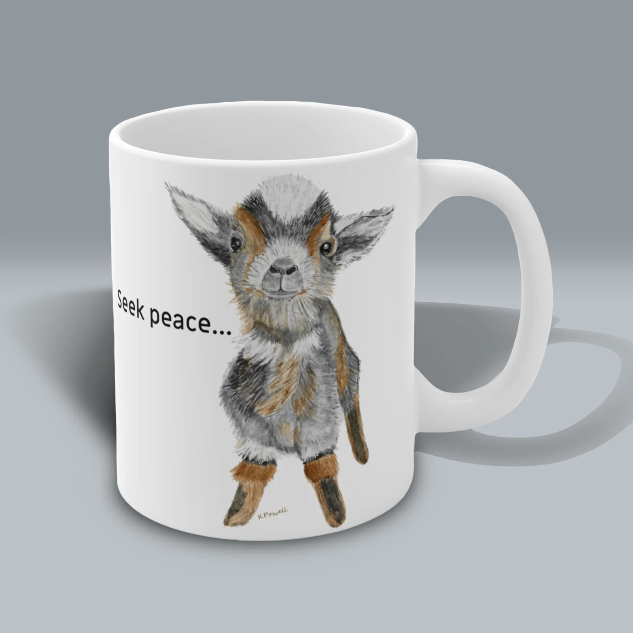 The Best Adorable Goat Mug First Sensational Morning Coffee Spiritual Sips Coffee Mug Right Side