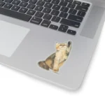 3x3 Transparent Kitten Paws Sticker Irresistibly Beautiful and Fun