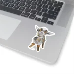 3x3 White Baby Goat Sticker Irresistibly Cute - Easily Makes You Smile