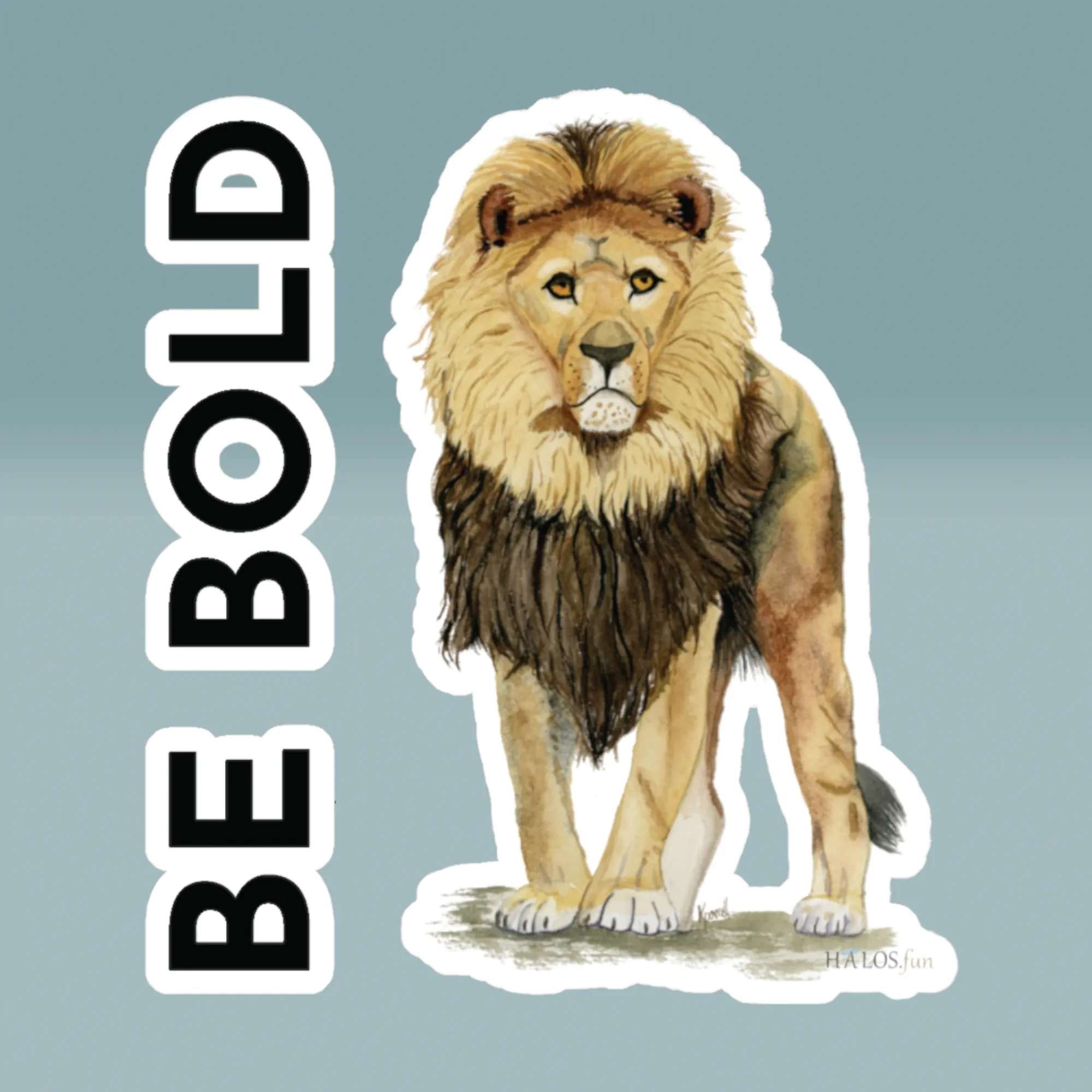 Bold Lion Sticker: Beautiful, Daring, and Fearless Inspiration