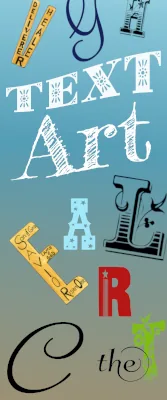 Category Text Art button