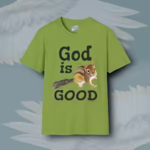 Uplifting Chipmunk Tee The Best Guaranteed Goodness Kiwi Colored Haloed Tee By Angels Fly Here