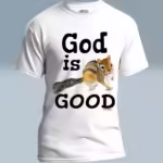 Uplifting Chipmunk Tee The Best Guaranteed Goodness White Colored Haloed Tee