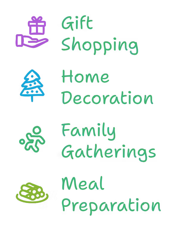 As Christmas approaches, our to-do lists grow longer