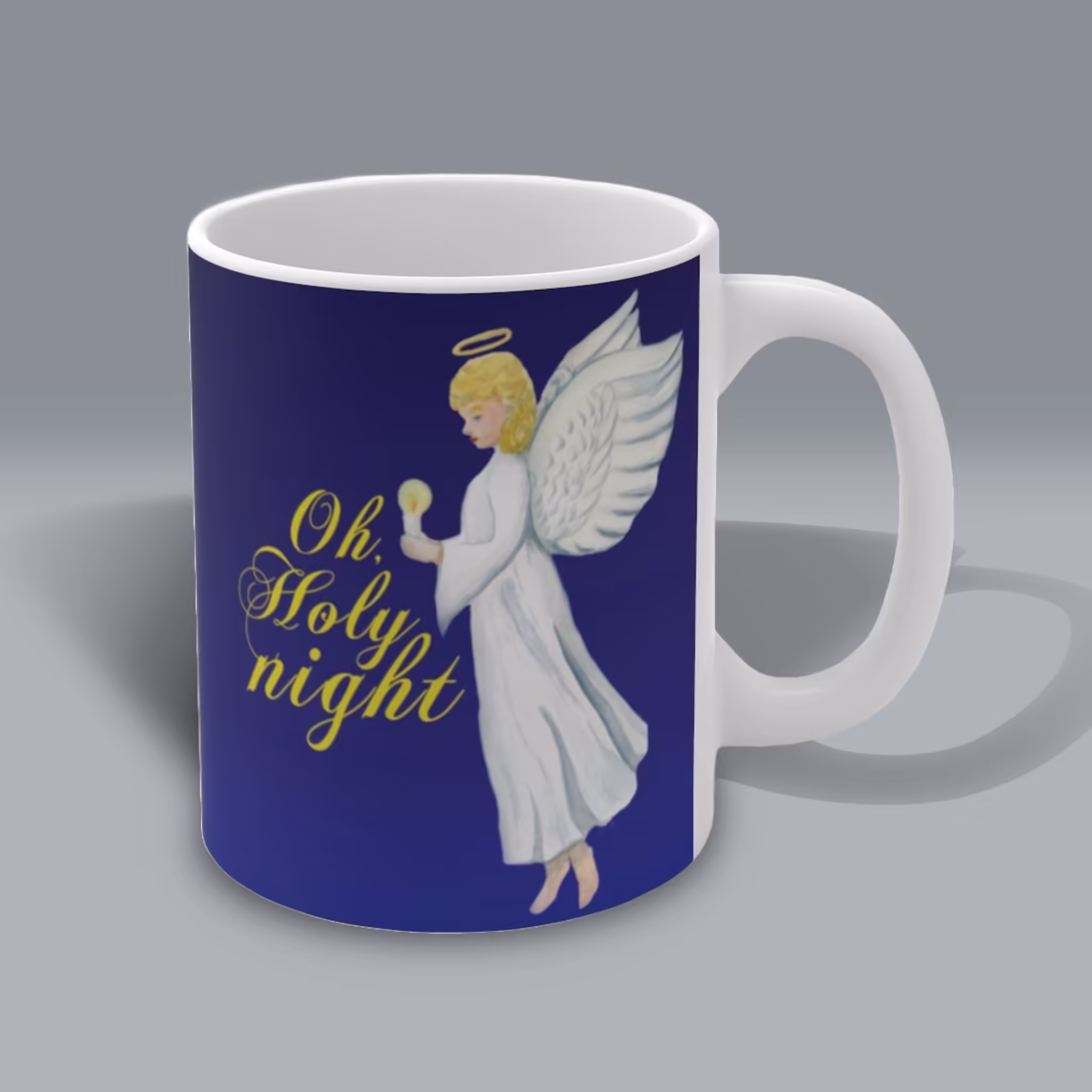 Oh Holy Night Angel Mug – Spiritual Sips Winter Collection