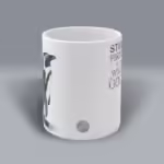 Stand Firm Penguin Winter Mug Center