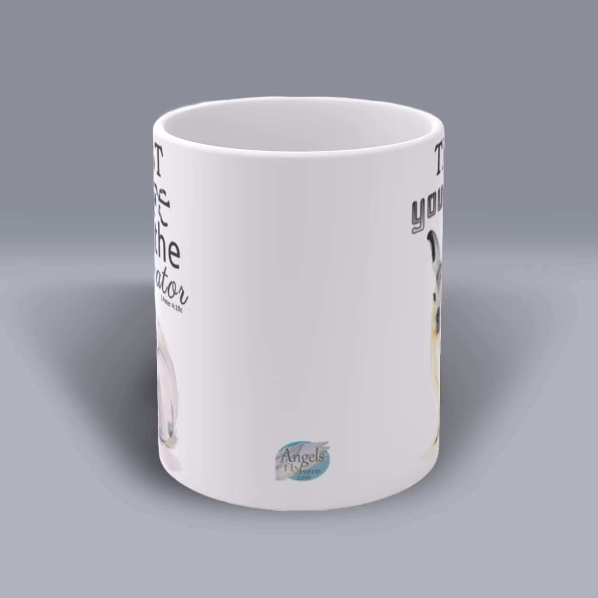Trust Your Life Snowshoe Rabbit Mug – Winter Collection Center