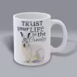 Trust Your Life Snowshoe Rabbit Mug – Winter Collection Right