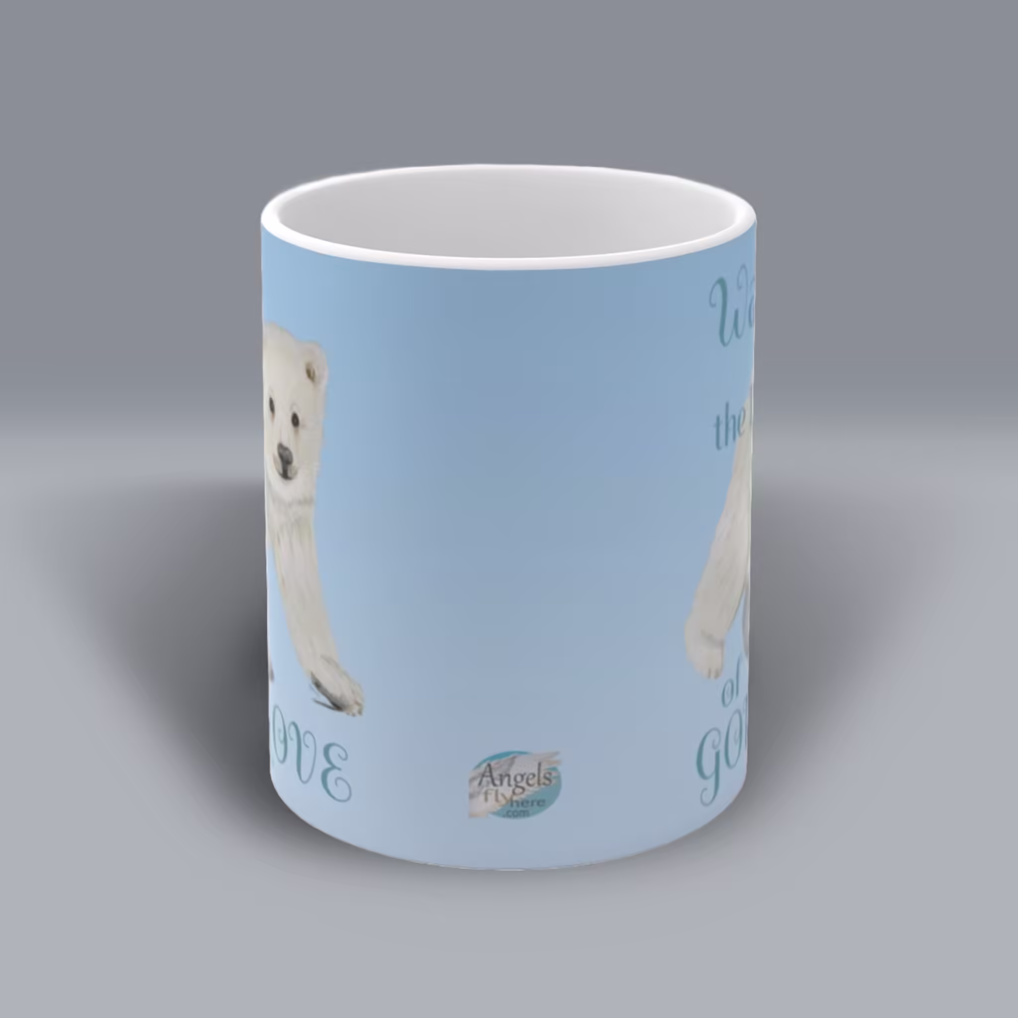 Walk in God's Love Polar Bear Mug – Winter Collection Center