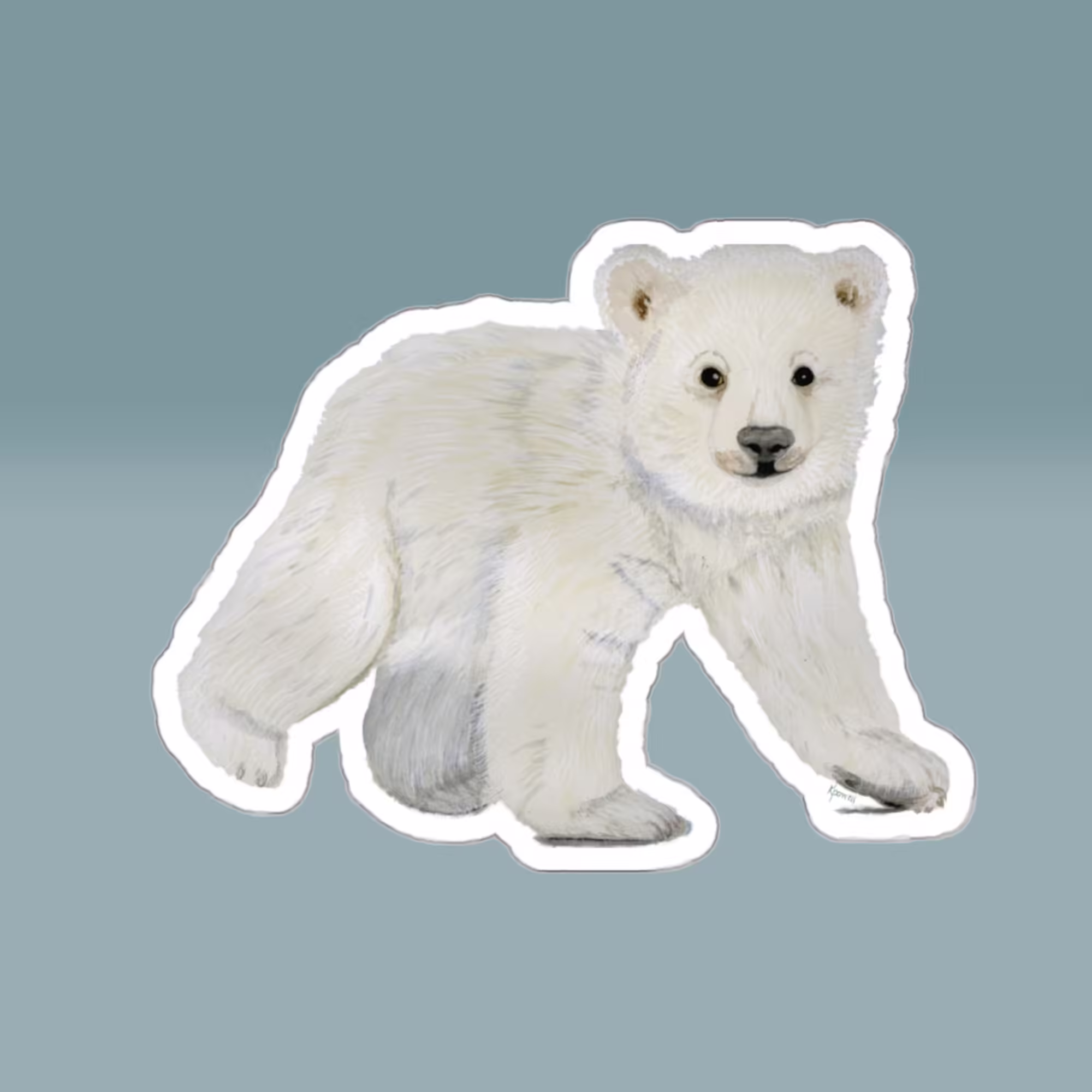 Winter Collection - Polar Bear Sticker White