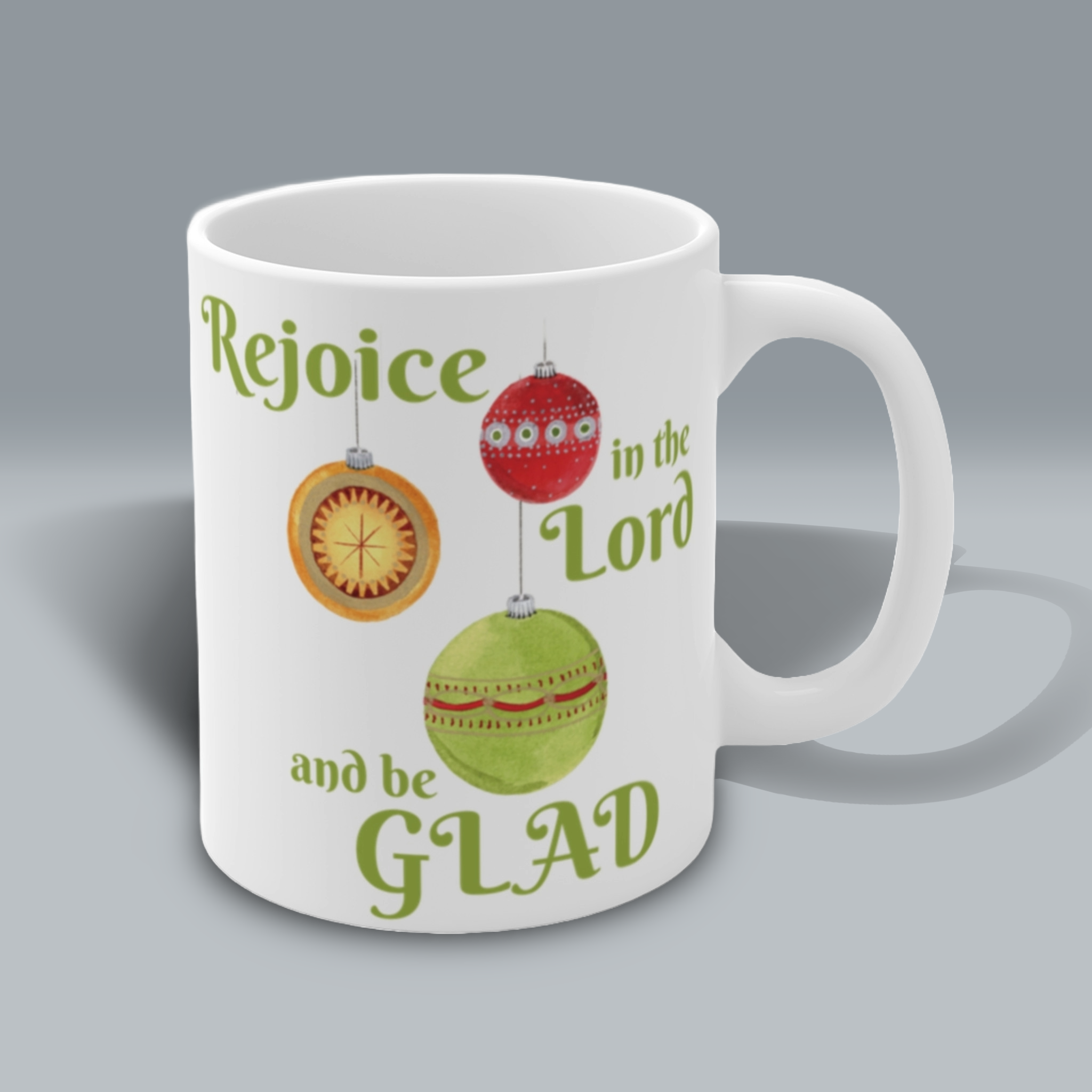 Christmas Ornaments Mug: Festive Reflections of Joy