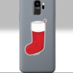 classic christmas stocking sticker festive holiday nostalgia 3x3 transparent on a phone