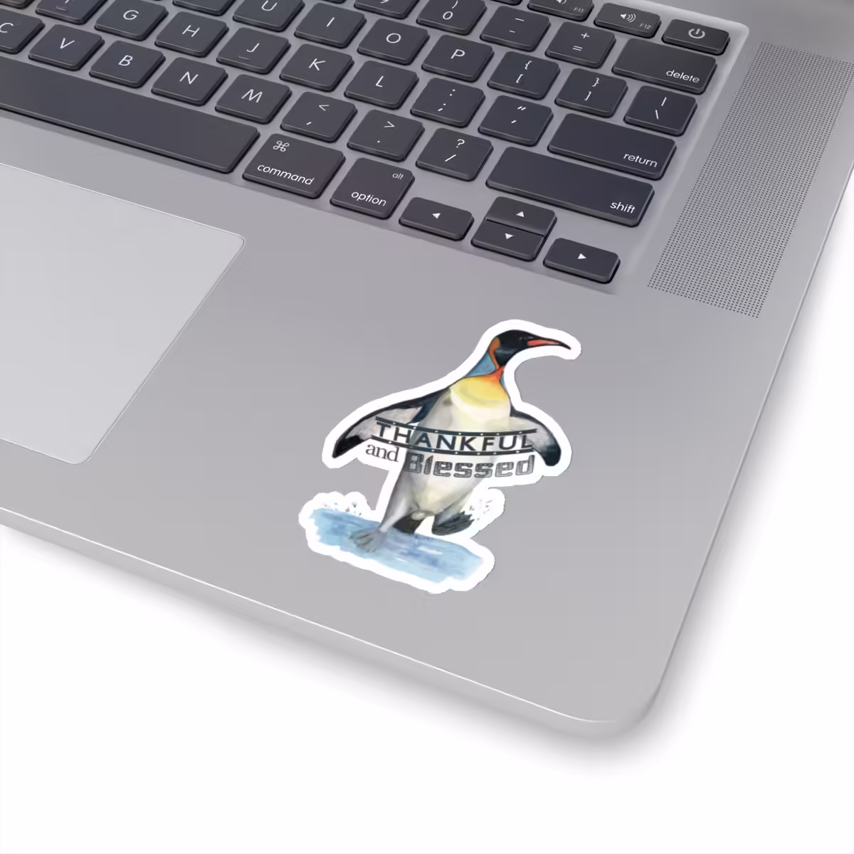 Angels Fly Here stickers thankful blessed penguin splash